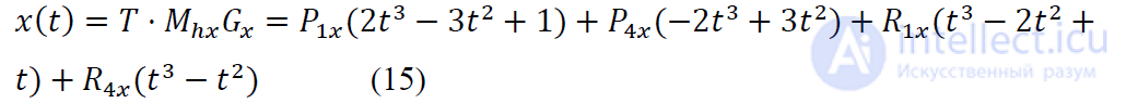 2.2. Parametric Bicubic Curves — Representation of Spatial Forms