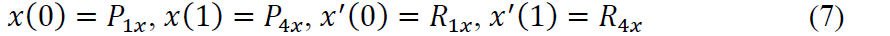 2.2. Parametric Bicubic Curves — Representation of Spatial Forms