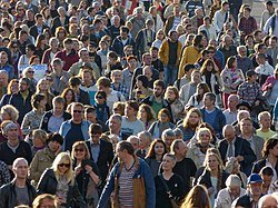Crowd and Ochlos - A Large Gathering, a Multitude of People Converged Together