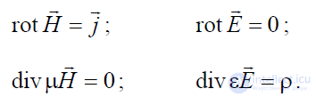6 Static and Stationary Fields. Electrostatics. Poissons and Laplaces Equations