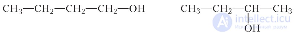 22. Saturated monohydric alcohols. Isomerism, nomenclature, classification