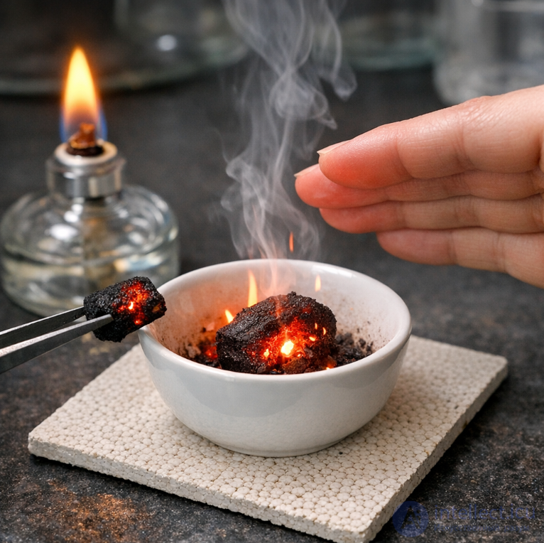 Practical work 1. Chemical reactions: the ratio of the number and composition of starting substances and reaction products, the oxidation state of atoms, the release or absorption of heat, catalysts, and phase boundaries