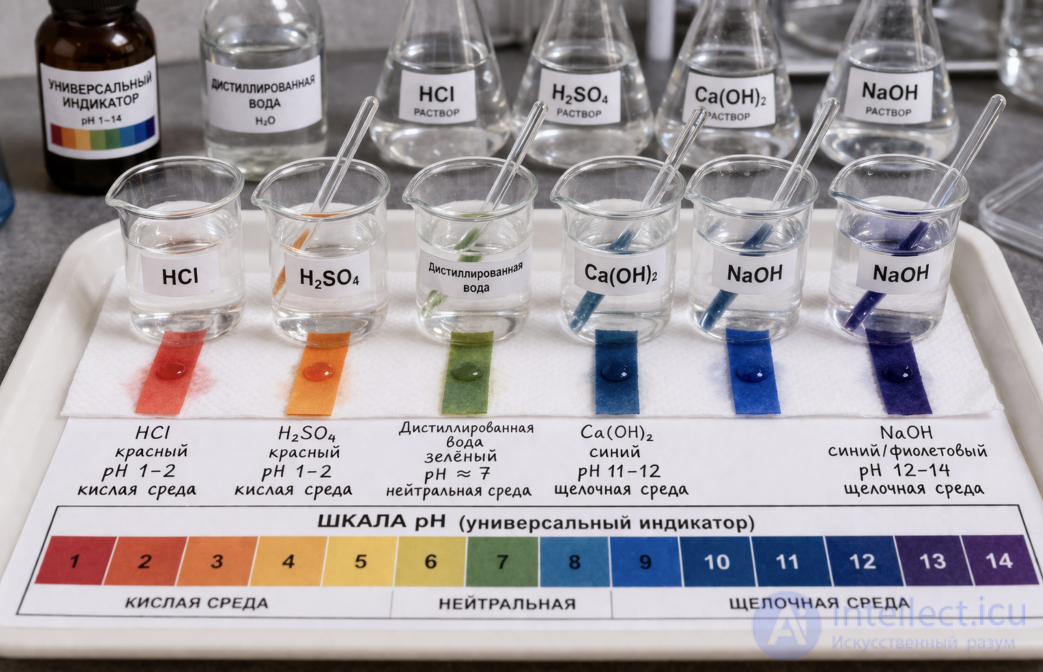 Laboratory Experiment 3. Determining the acidic or basic character of a solution using indicators