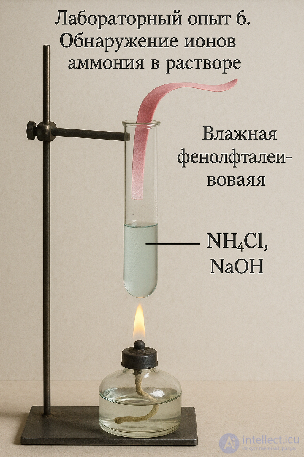 Laboratory Experiment 6. Detecting ammonium ions in solution