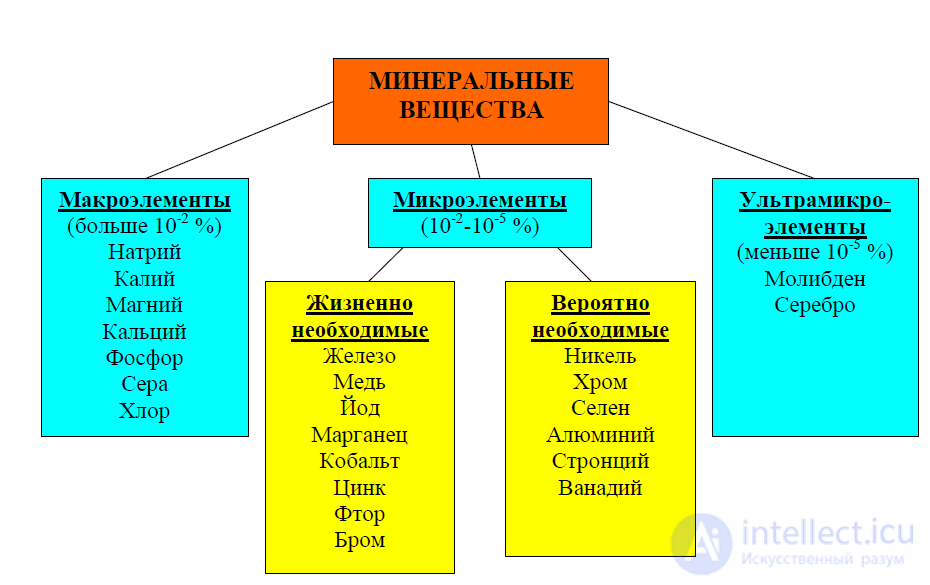 Minerals in Food Chemistry: Macro- and Microelements
