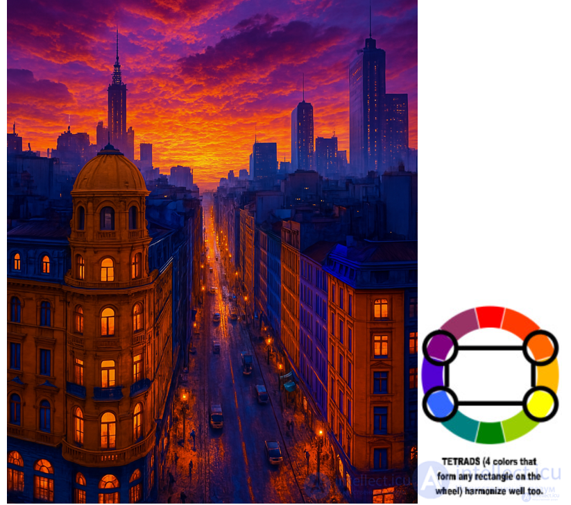 Module 6: Color Schemes (Color Combinations) in Film and Games, Techniques for Creating Light and Color Accents