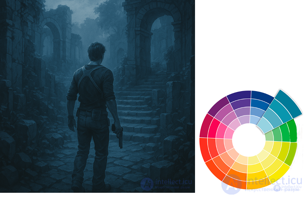 Module 6: Color Schemes (Color Combinations) in Film and Games, Techniques for Creating Light and Color Accents