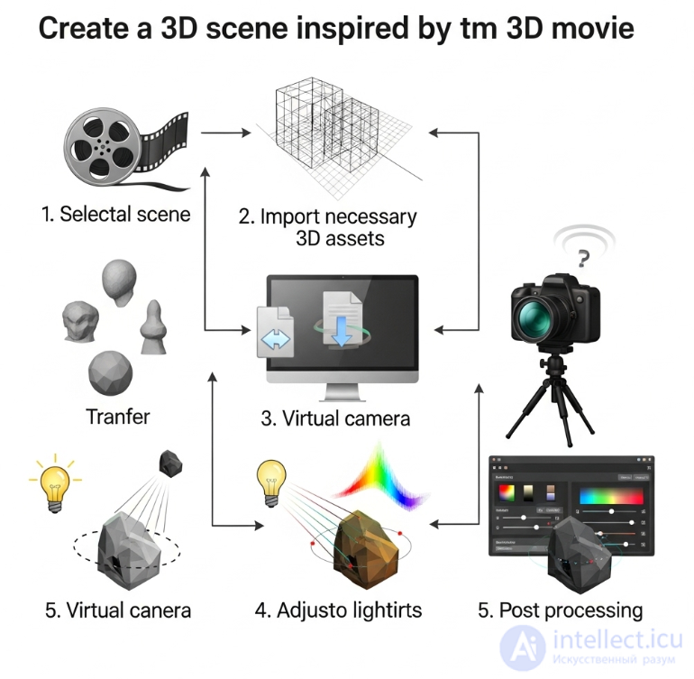 Module 8: Practical Assignments — Recreating a Film Scene in a Game Engine, Creating Dynamic Lighting for an Interactive Experience
