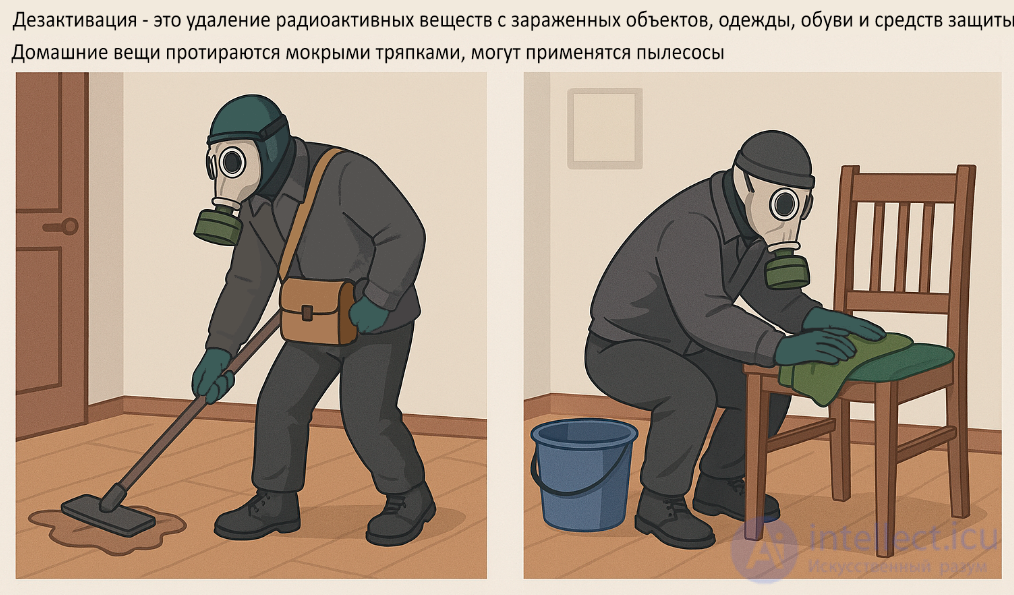 Sanitary Treatment of People (Deactivation, Degassing, Disinfection). Decontamination of Equipment and Property
