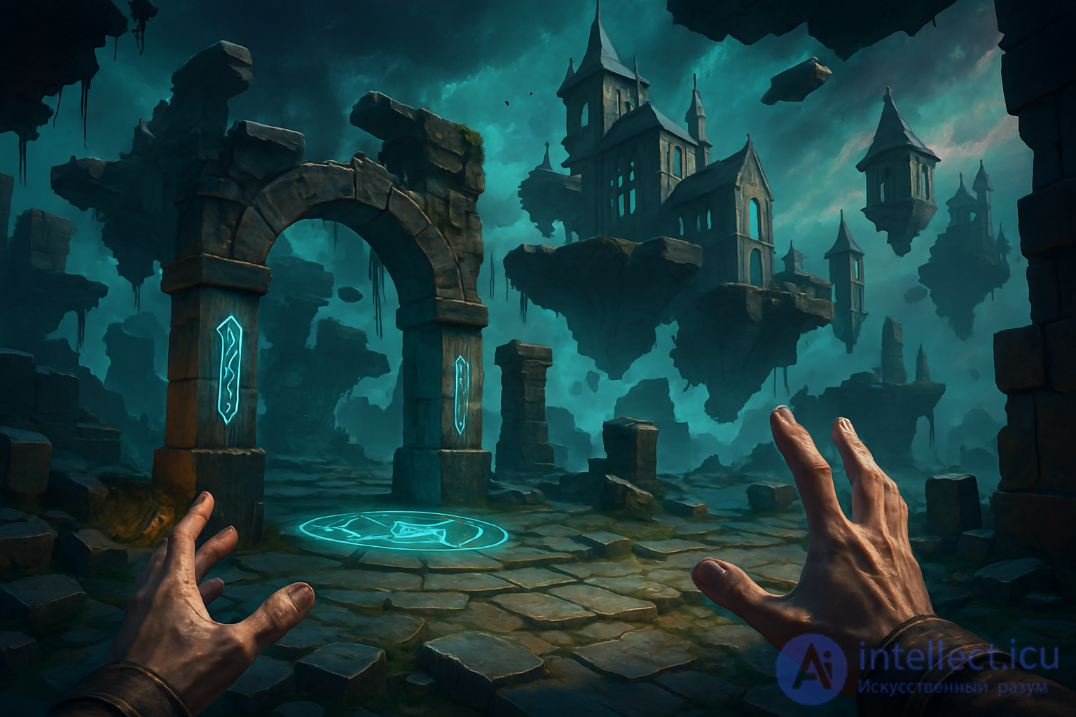 Features of architecture in video games 2d and 3d dungeons