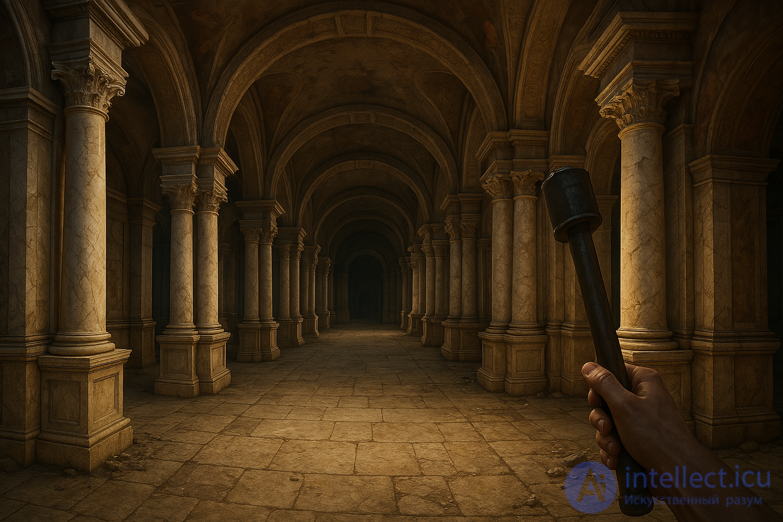 Features of architecture in video games 2d and 3d dungeons