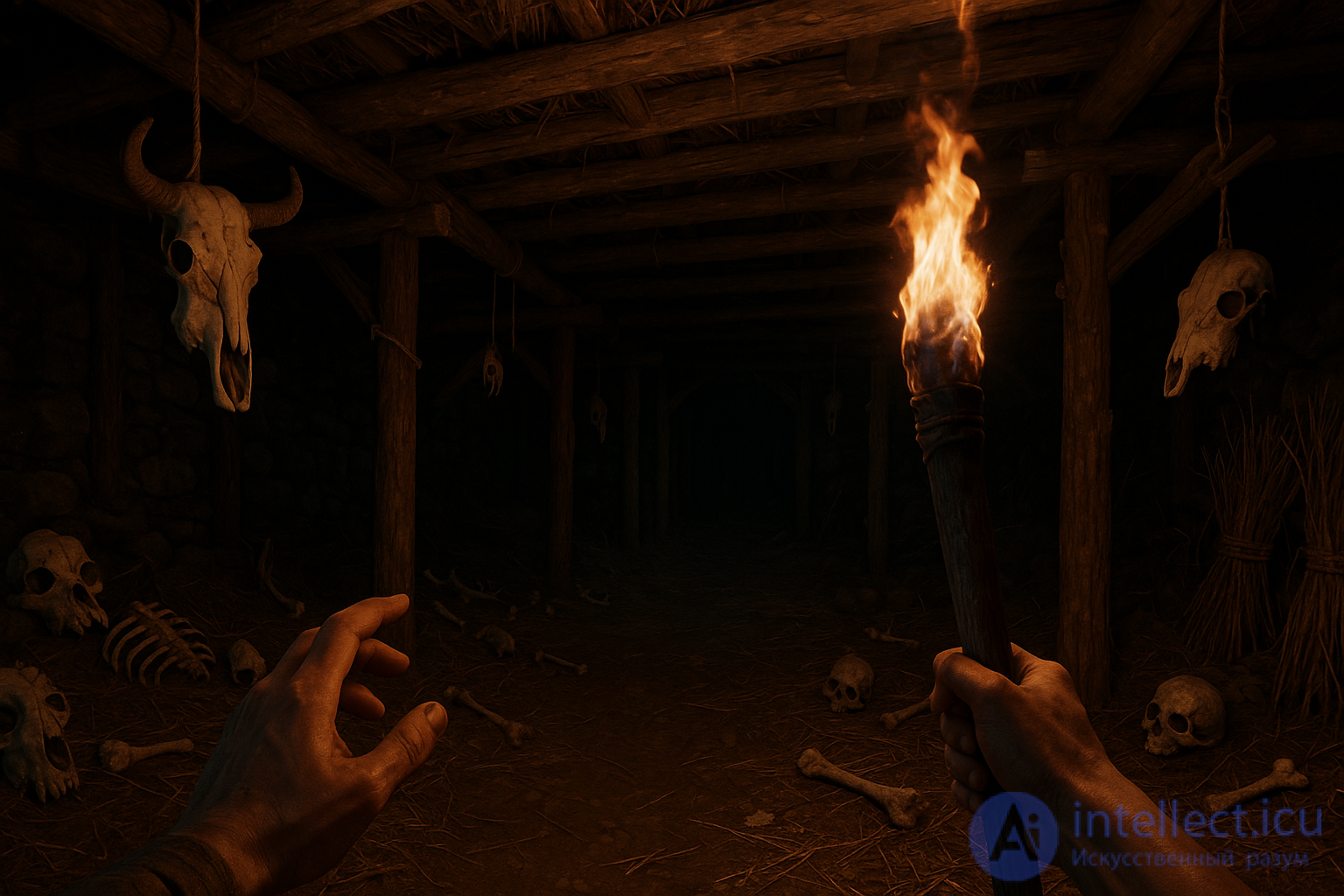 Features of architecture in video games 2d and 3d dungeons