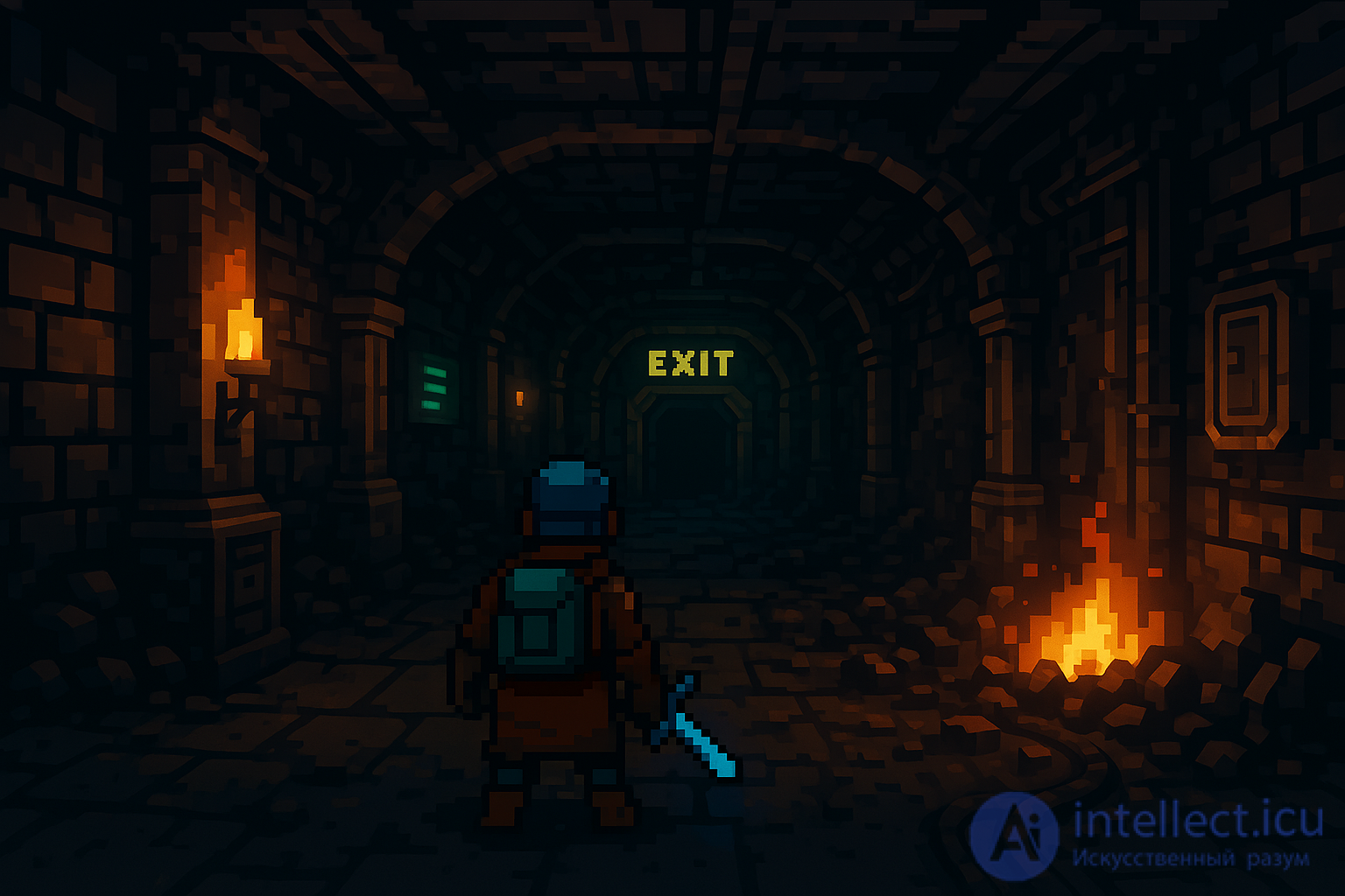 Features of architecture in video games 2d and 3d dungeons