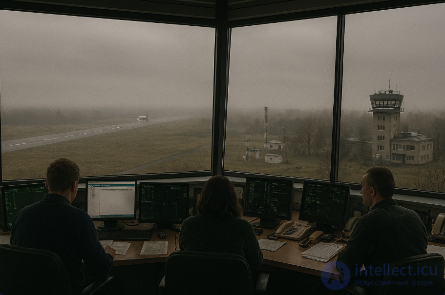 Appendix 2: Transcript of a Recording of Controller Communications During Poor Visibility, and Its Analysis