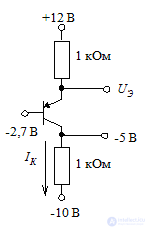 Tasks and examples Transistors, amplifiers