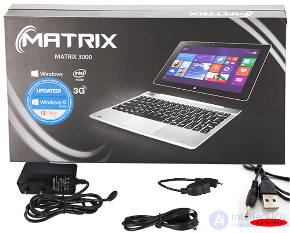 Example User Manual for the Matrix 3000 3G Tablet Computer