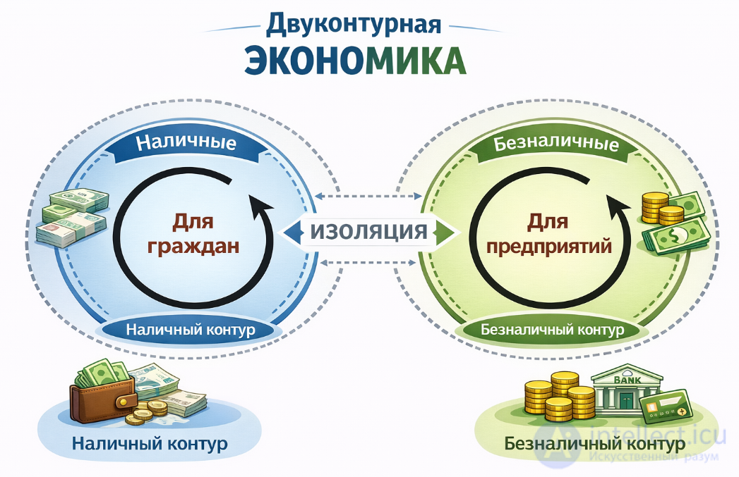 The dual-circuit economy — history and future