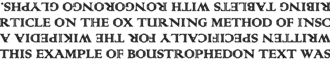 Boustrophedon
