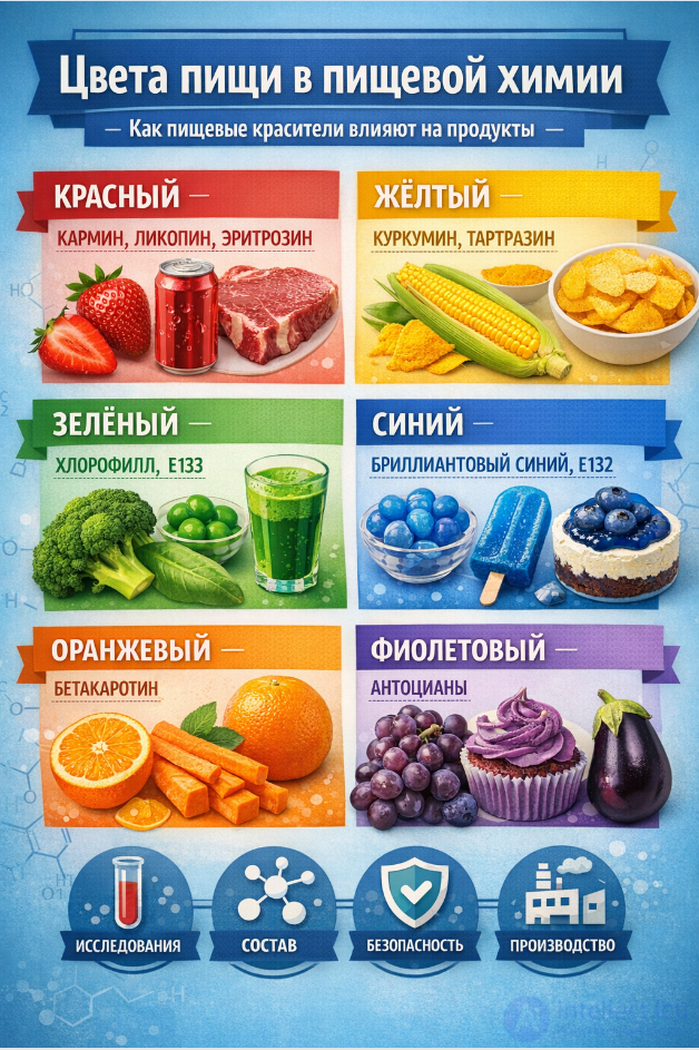 Food Colors in Food Chemistry
