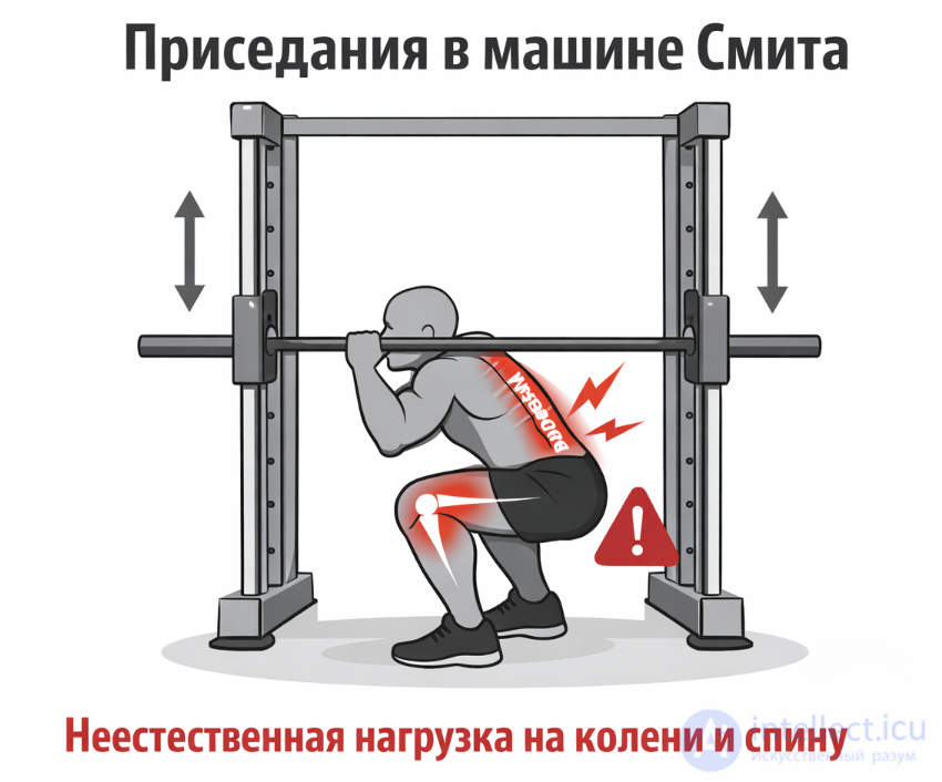 Dangerous exercises in sport and fitness, and in everyday work