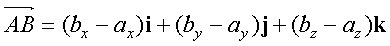   3.2.  Finding the coordinates of a vector given by two points 