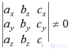   3.5.  The condition for determining the basis 