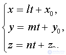   Elements of analytical geometry 1.4.1.  Direct in space 