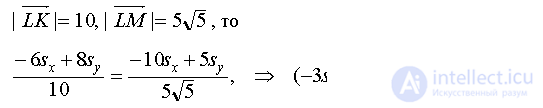   Examples of solving problems to the section Linear algebra and analytic geometry 