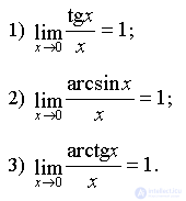   2.5.  The first and second wonderful limits 