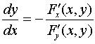   2.6.5.  Derivative of implicit function 