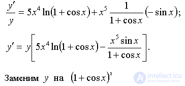   Examples of solving problems to the section limits and derivative.  differential calculus 