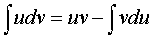   3.2.  The main methods of integration 3.2.1.  Integration in parts 