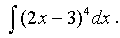   Examples of solving problems to the section integral calculus 