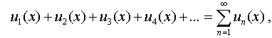   5.3.  Functional series 5.3.1.  Area of ​​convergence of the functional series 