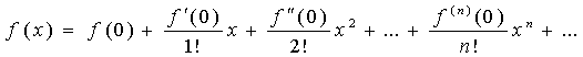   5.3.3.  Analytic functions.  Taylor and Maclaurin Rows 