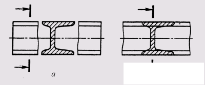   83. The implementation of sections on the drawing 