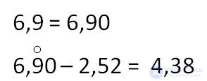   Subtract Decimals Explanation Examples 