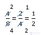 Reduction of ordinary fractions