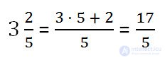 Mixed Numbers Isolation of the whole part of an ordinary fraction