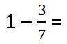 Subtraction of ordinary fractions explanation and examples