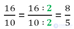   Ratio of numbers 