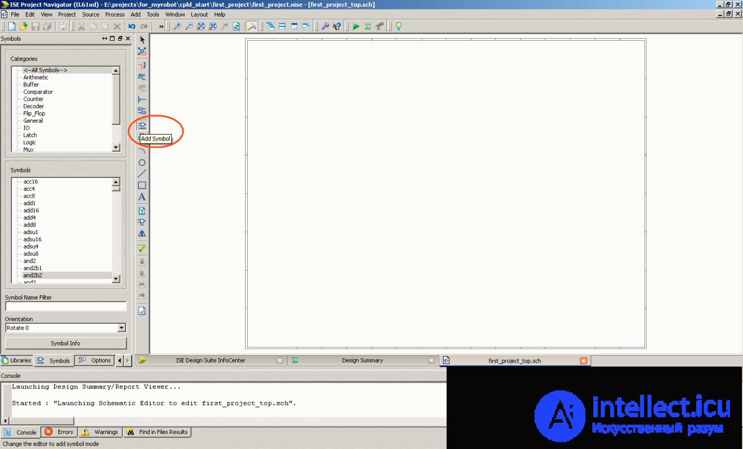   How to start working with programmable logic integrated circuits (FPGA) 