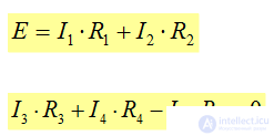   Laws describing the operation of an electrical circuit 