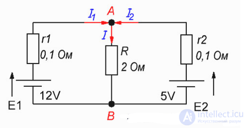 Kirchhoffs Method: Kirchhoffs First and Second Laws - Online Calculator