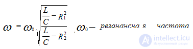   Resonance currents.  Definition  formulas, vector diagram 