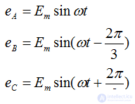   Steady-state modes in three-phase circuits. General characteristics of three-phase circuits. 