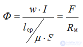   Basic laws of magnetic circuits 