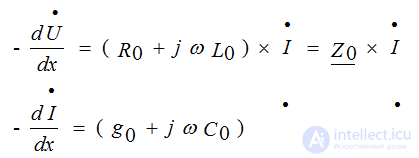   Homogeneous line parameters 