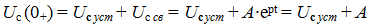 Calculation of transients in electrical circuits by the classical method