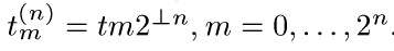 Construction of a Sequence of Independent Real Random Variables with Given Distribution Functions
